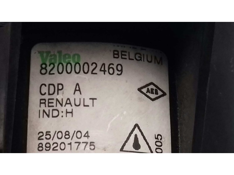 Recambio de faro antiniebla izquierdo para renault laguna ii grandtour (kg0) dynamique referencia OEM IAM 8200002469 89201775 VA