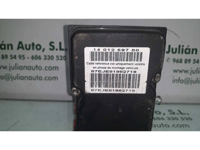 Recambio de abs para fiat scudo furgón (272) 12 l1h1 130 multijet referencia OEM IAM 0265232065 1401109880 BOSCH Recambio de abs para fiat scudo furgón (272) 12 l1h1 130 multijet referencia OEM IAM 0265232065 1401109880 BOSCH