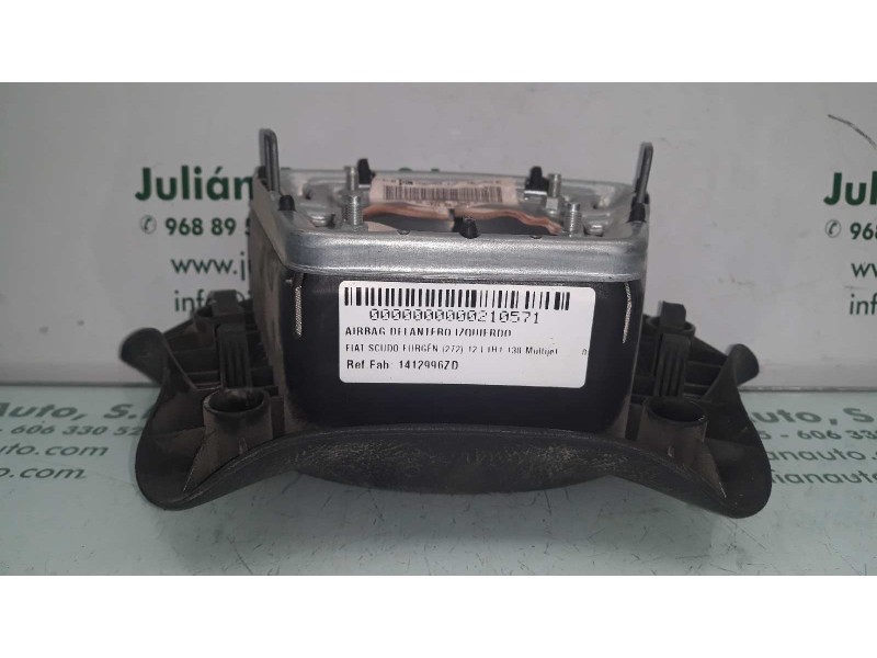 Recambio de airbag delantero izquierdo para fiat scudo furgón (272) 12 l1h1 130 multijet referencia OEM IAM 1412996ZD CA103740ZD Recambio de airbag delantero izquierdo para fiat scudo furgón (272) 12 l1h1 130 multijet referencia OEM IAM 1412996ZD CA103740ZD