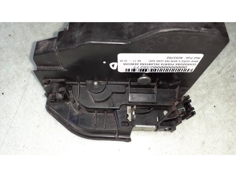 Recambio de cerradura puerta delantera derecha para bmw serie 5 berlina (g30) 520i referencia OEM IAM A053702  ELECTRICA