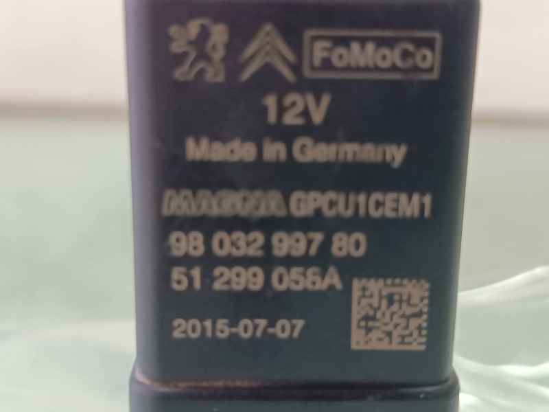 Recambio de caja precalentamiento para peugeot 2008 (--.2013) allure referencia OEM IAM 9803299780 51299058A FOMOCO