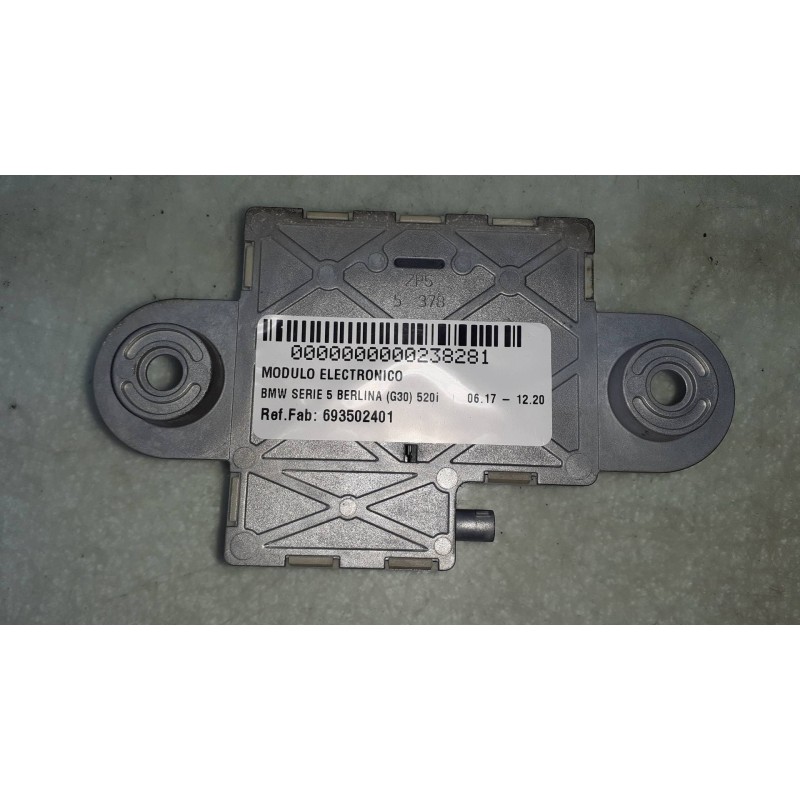 Recambio de modulo electronico para bmw serie 5 berlina (g30) 520i referencia OEM IAM 693502401 21367510 AMPLIFICADOR ANTENA