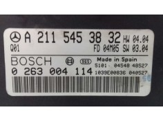 Recambio de modulo electronico para mercedes-benz clase e (w211) berlina e 270 cdi (211.016) referencia OEM IAM A2115453832 0263 2