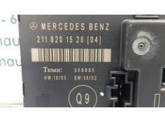 Recambio de modulo confort para mercedes-benz clase e (w211) berlina e 270 cdi (211.016) referencia OEM IAM 2118201526(04) 35680 2