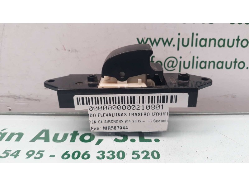 Recambio de mando elevalunas trasero izquierdo para citroen c4 aircross seduction referencia OEM IAM MR587944 C8DD411MB 2075T11B