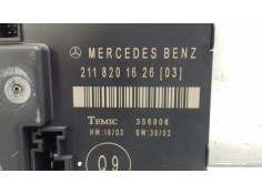 Recambio de modulo confort para mercedes-benz clase e (w211) berlina e 270 cdi (211.016) referencia OEM IAM 211820162603 356806  2