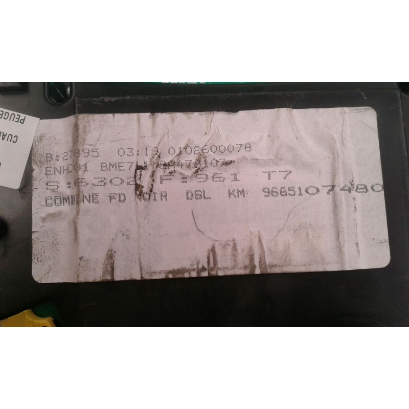 Recambio de cuadro instrumentos para peugeot 308 confort referencia OEM IAM 9665107480 503001550309 