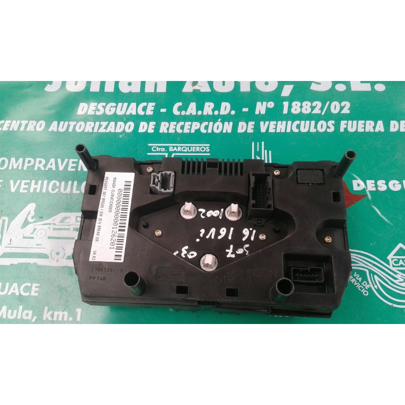 Recambio de mando climatizador para peugeot 307 break / sw (s1) break xr referencia OEM IAM 96430991XT B7732 216697294