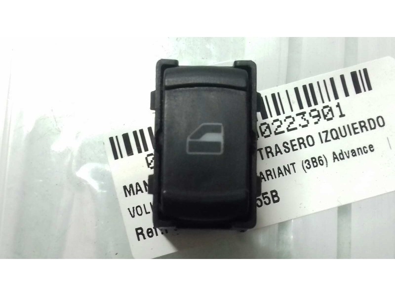 Recambio de mando elevalunas trasero izquierdo para volkswagen passat variant (3b6) advance referencia OEM IAM 3B0959855B   Recambio de mando elevalunas trasero izquierdo para volkswagen passat variant (3b6) advance referencia OEM IAM 3B0959855B