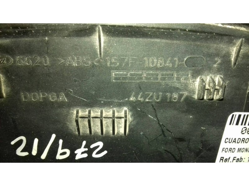 Recambio de cuadro instrumentos para ford mondeo berlina (ge) ambiente referencia OEM IAM 1S7F10841 44ZU187 VISTEON