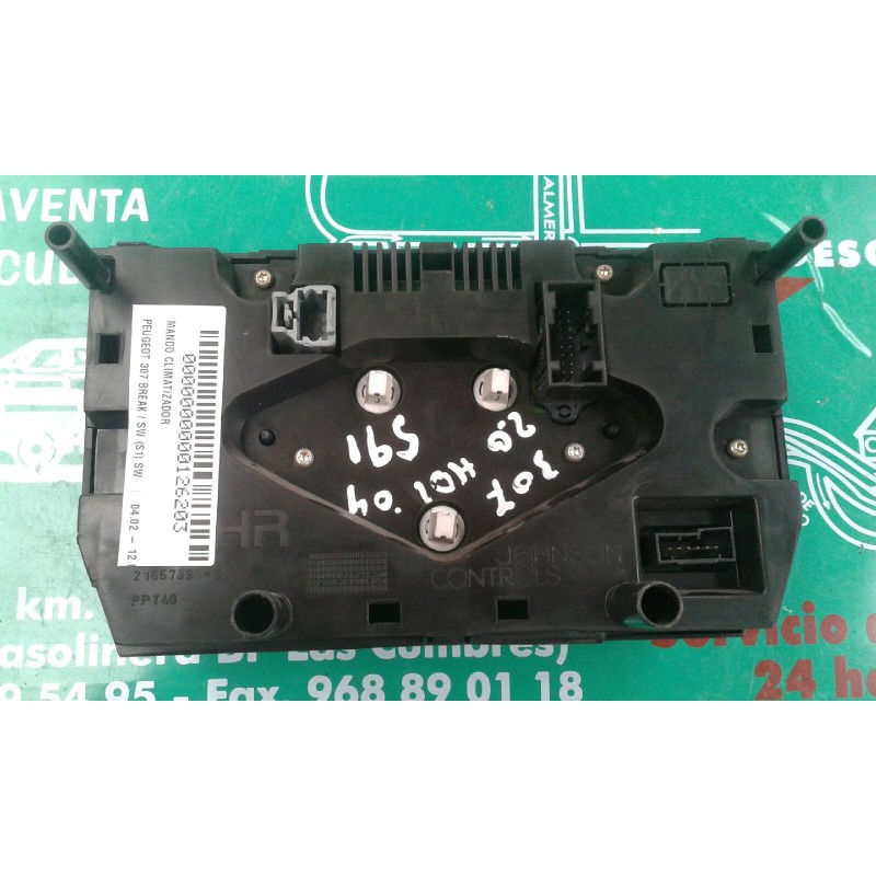 Recambio de mando climatizador para peugeot 307 break / sw (s1) sw referencia OEM IAM 96430991XT D9422 216779210