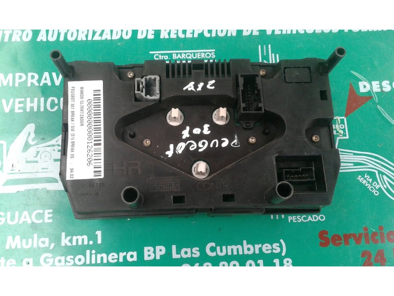 Recambio de mando climatizador para peugeot 307 break / sw (s1) break xs referencia OEM IAM 96527144XT E2970 216788954