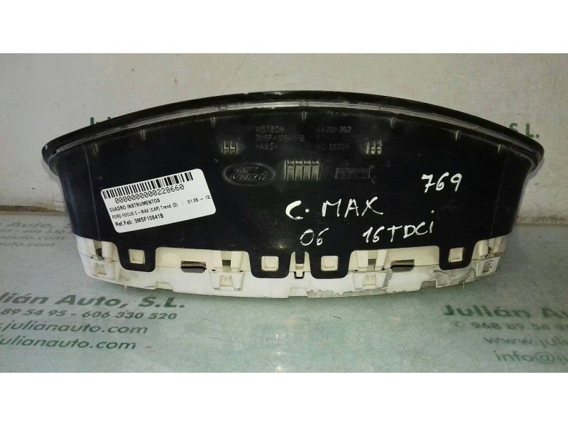 Recambio de cuadro instrumentos para ford focus c-max (cap) trend (d) referencia OEM IAM 3M5F10841B 3M5F10A855A VISTEON