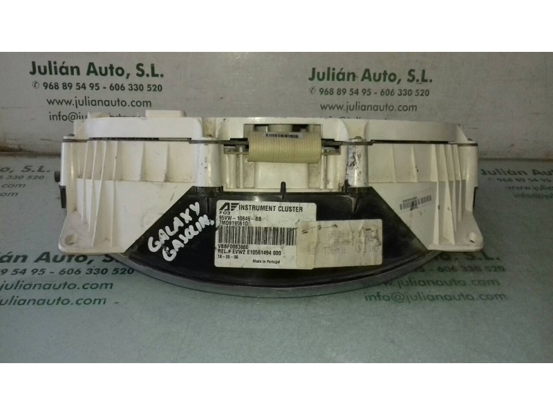 Recambio de cuadro instrumentos para ford galaxy (vx) clx referencia OEM IAM 95VW10849BB 7M0919861D F5RF10A855A