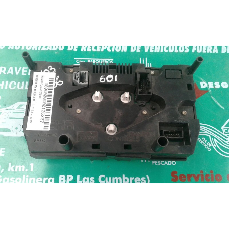 Recambio de mando climatizador para peugeot 206 berlina xt referencia OEM IAM 96430550XT C7586 216698056