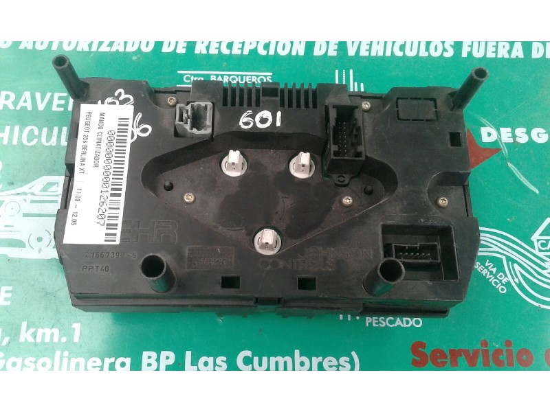 Recambio de mando climatizador para peugeot 206 berlina xt referencia OEM IAM 96430550XT C7586 216698056