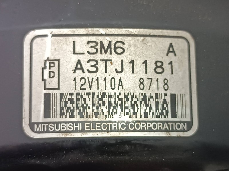 Recambio de alternador para mazda 3 berlina (bk) mps referencia OEM IAM A3TJ1181 MITSUBISHI 