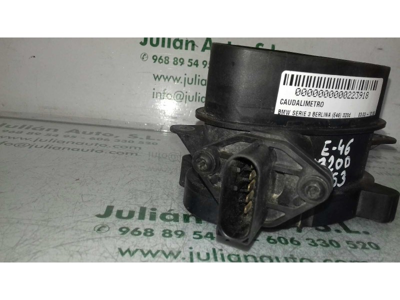 Recambio de caudalimetro para bmw serie 3 berlina (e46) 320d referencia OEM IAM 0928400468 77870760 BOSCH