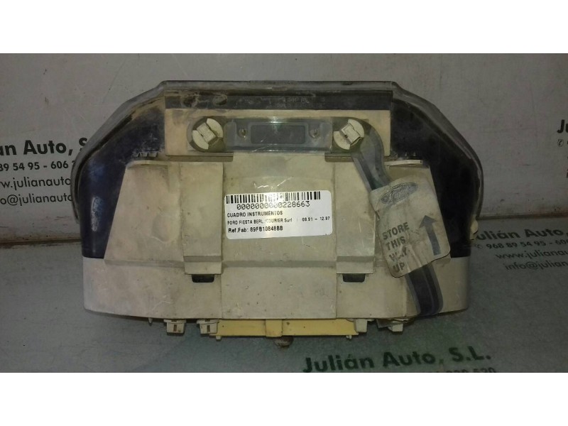 Recambio de cuadro instrumentos para ford fiesta berl./courier surf referencia OEM IAM 89FB10848BB  