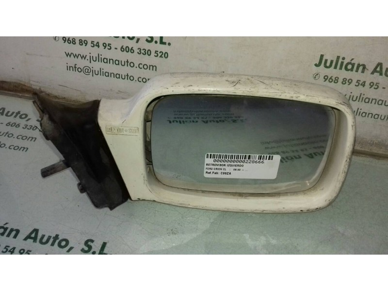 Recambio de retrovisor izquierdo para ford orion cl referencia OEM IAM C99ZA 10117231 MANUAL