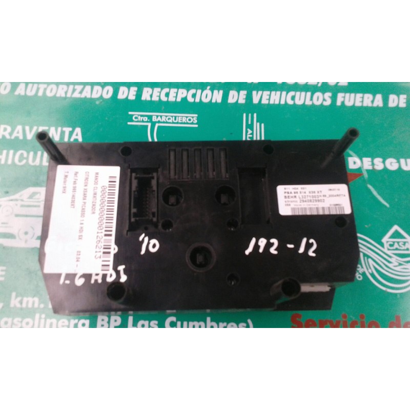 Recambio de mando climatizador para citroen xsara picasso 1.6 hdi 90 exclusive referencia OEM IAM  L3271003 2940829902