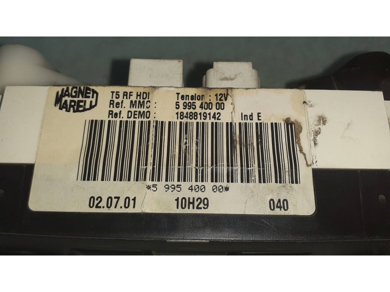Recambio de mando calefaccion / aire acondicionado para peugeot 307 (s1) xr referencia OEM IAM 599540000 1848819142 MAGNETI MARE
