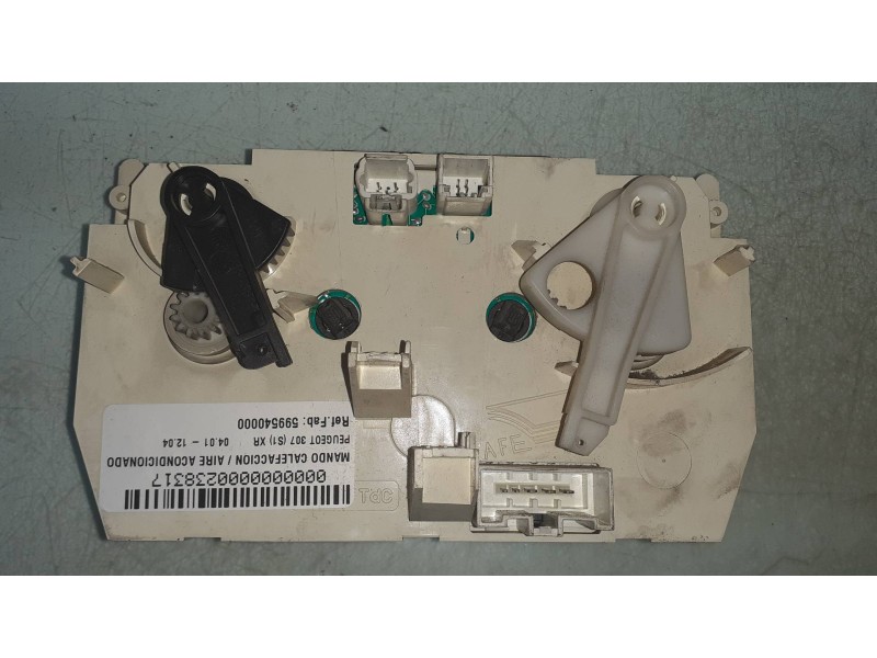 Recambio de mando calefaccion / aire acondicionado para peugeot 307 (s1) xr referencia OEM IAM 599540000 1848819142 MAGNETI MARE