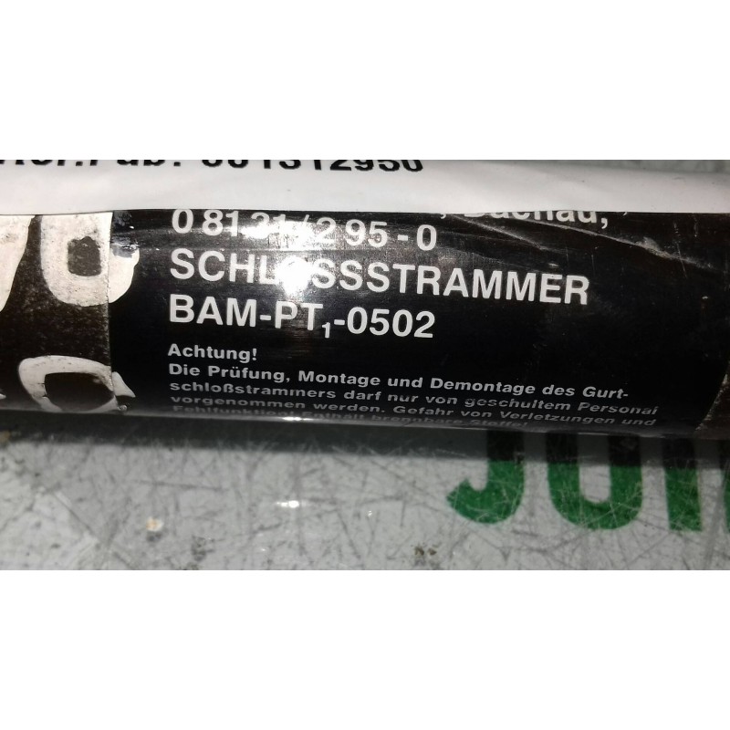 Recambio de pretensor airbag derecho para bmw serie 7 (e38) 730d automático referencia OEM IAM 081312950 8257788R 02967E