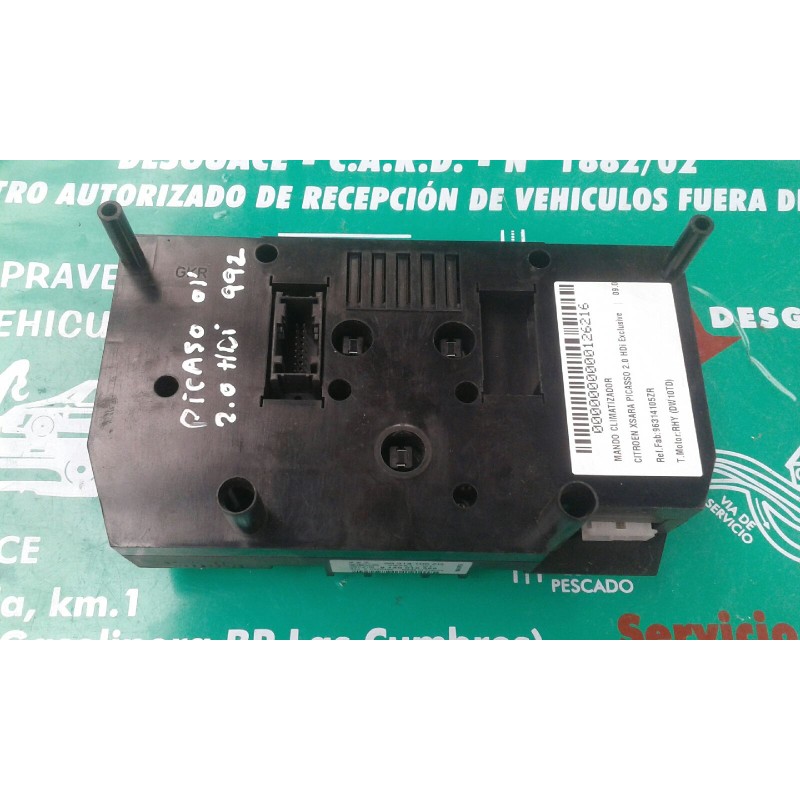 Recambio de mando climatizador para citroen xsara picasso 2.0 hdi exclusive referencia OEM IAM 96314105ZR 7576101 9140010369