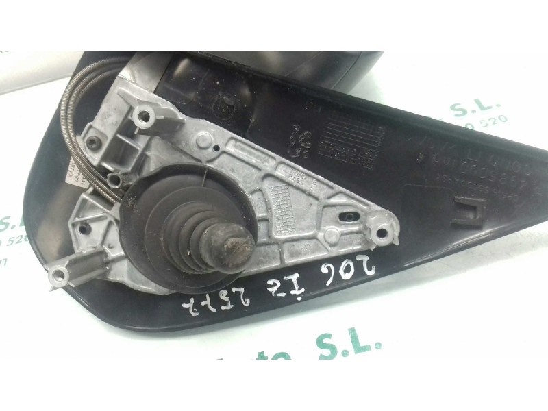 Recambio de retrovisor izquierdo para peugeot 206 berlina xr referencia OEM IAM 96259187XX  MANUAL