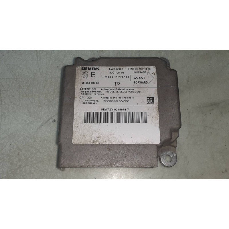 Recambio de centralita airbag para peugeot 307 (s1) xr referencia OEM IAM 9645840780 5WK42908 SIEMENS