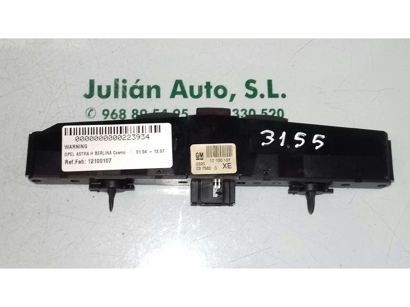 Recambio de warning para opel astra h berlina cosmo referencia OEM IAM 12100107 03758060 