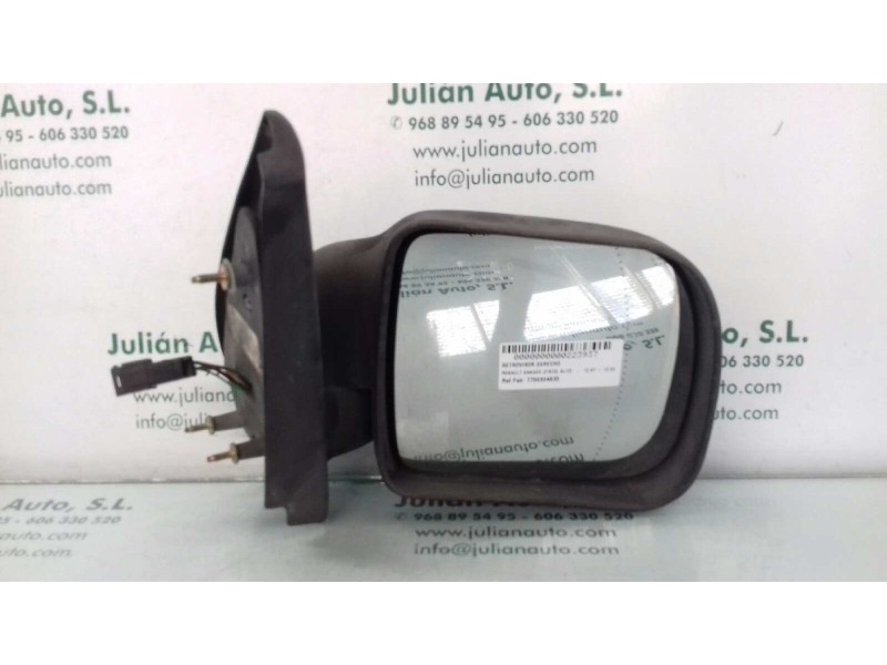 Recambio de retrovisor derecho para renault kangoo (f/kc0) alize referencia OEM IAM 7700304835 963118 ELECTRICO