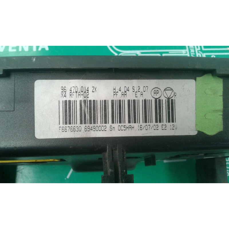 Recambio de mando climatizador para citroen c5 break 2.0 hdi exclusive referencia OEM IAM 96470014ZK F6676630 69490002
