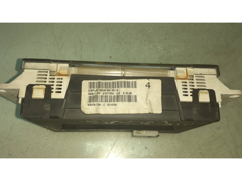 Recambio de pantalla multifuncion para nissan almera (n16/e) luxury (a,i,e) referencia OEM IAM 216776529A  