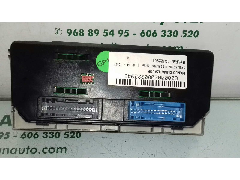 Recambio de mando climatizador para opel astra h berlina cosmo referencia OEM IAM 13122963 90151240 