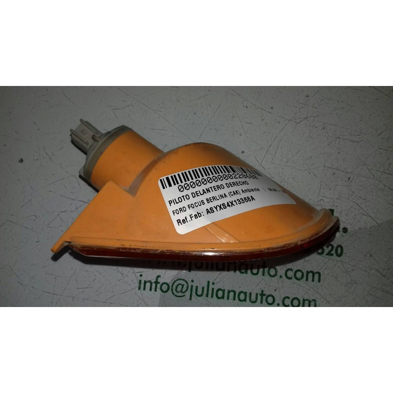 Recambio de piloto delantero derecho para ford focus berlina (cak) ambiente referencia OEM IAM ASYXS4X13368A 0374D 2 PINES