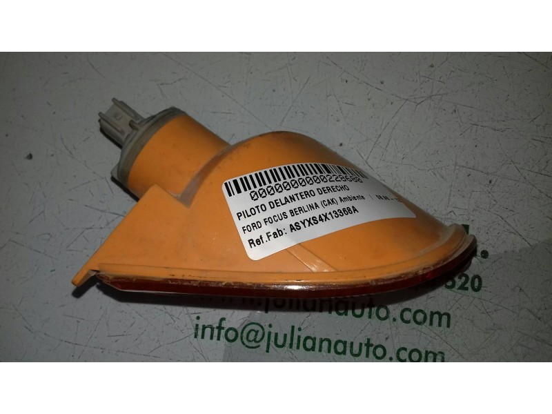 Recambio de piloto delantero derecho para ford focus berlina (cak) ambiente referencia OEM IAM ASYXS4X13368A 0374D 2 PINES