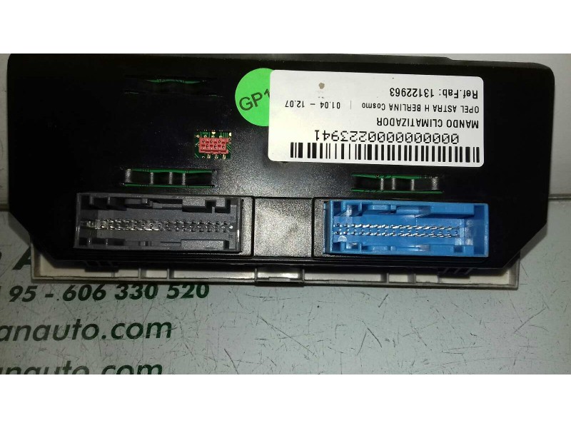 Recambio de mando climatizador para opel astra h berlina cosmo referencia OEM IAM 13122963 90151240 