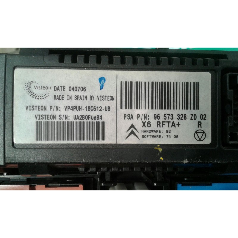 Recambio de mando climatizador para citroen c6 exclusive referencia OEM IAM 96573328ZD  VISTEON
