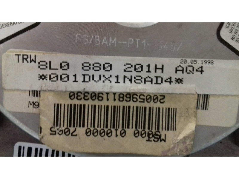 Recambio de airbag delantero izquierdo para audi a3 (8l) 1.9 tdi ambiente referencia OEM IAM 8L0880201H 001DVX1N8AD4 
