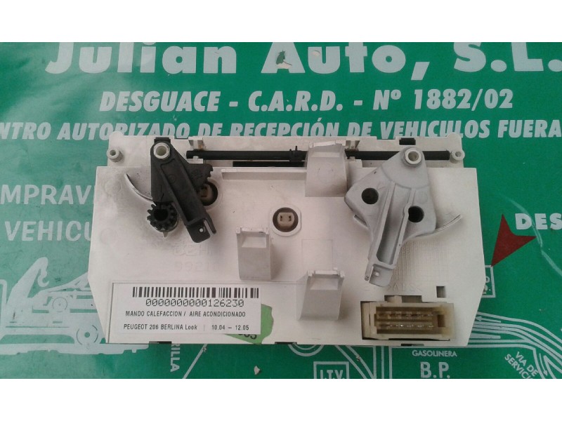 Recambio de mando calefaccion / aire acondicionado para peugeot 206 berlina look referencia OEM IAM 99210 18026927 