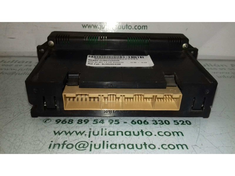 Recambio de mando climatizador para audi a3 (8l) 1.9 tdi ambiente referencia OEM IAM 8L0820043M  