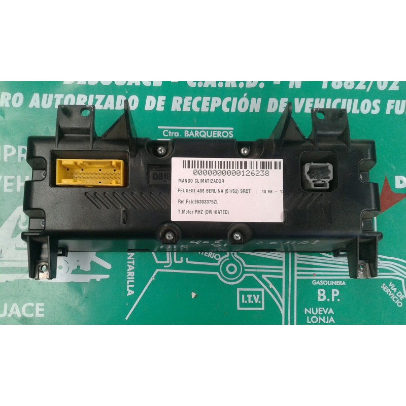 Recambio de mando climatizador para peugeot 406 berlina (s1/s2) srdt referencia OEM IAM 96303375ZL 658636N 69370001
