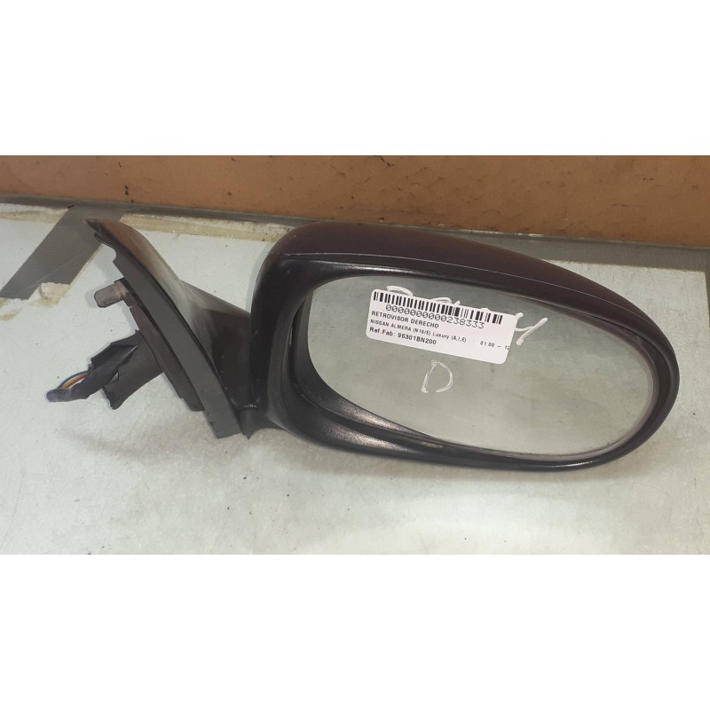 Recambio de retrovisor derecho para nissan almera (n16/e) luxury (a,i,e) referencia OEM IAM 96301BN200  ELECTRICO