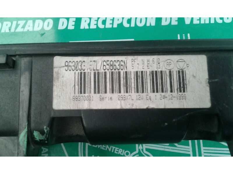 Recambio de mando climatizador para peugeot 406 berlina (s1/s2) srdt referencia OEM IAM 96303375ZL 658636N 69970001