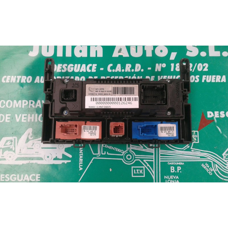 Recambio de mando climatizador para peugeot 407 sw premium referencia OEM IAM 96573322YW FH1B0F1ED3 VISTEON