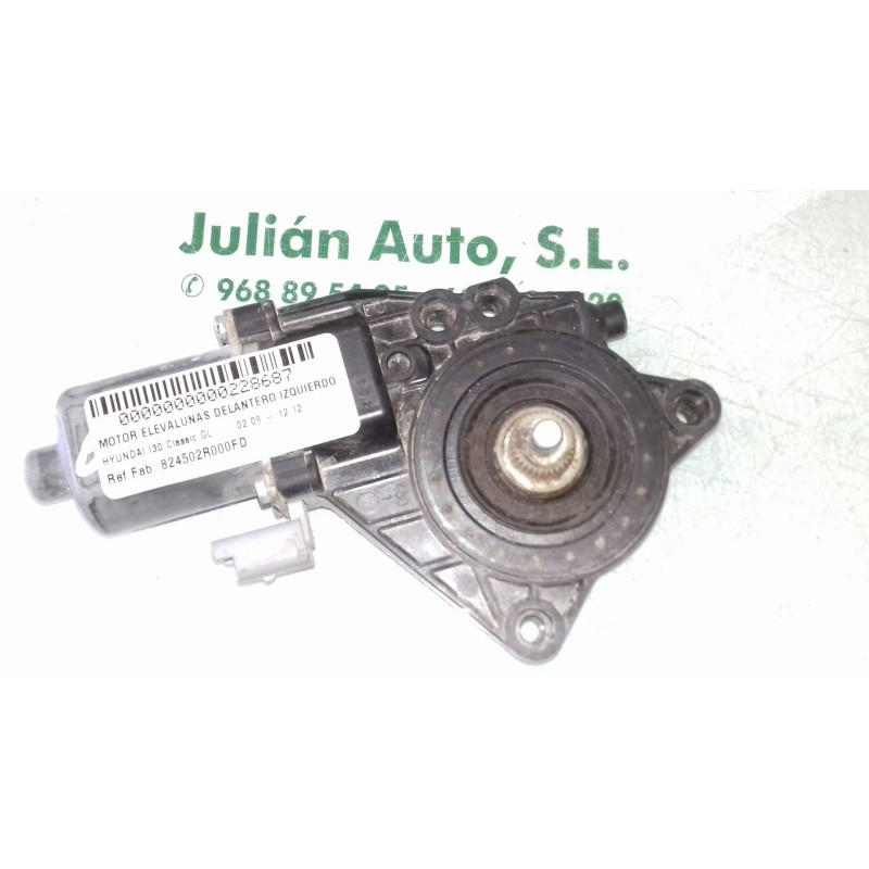 Recambio de motor elevalunas delantero izquierdo para hyundai i30 classic gl referencia OEM IAM 824502R000FD BOSCH 2 PINES