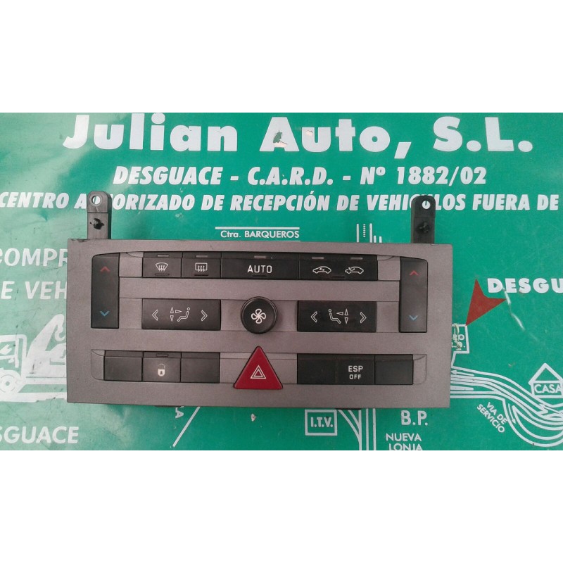 Recambio de mando climatizador para peugeot 407 sw st confort pack referencia OEM IAM 96573322YW VP4PUH18C612FE VISTEON