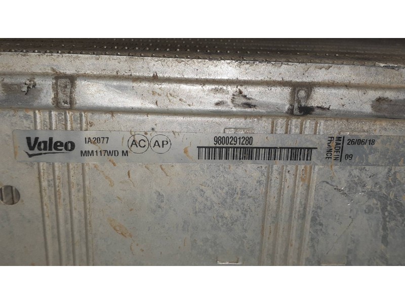 Recambio de intercooler para peugeot partner kombi outdoor referencia OEM IAM 9800291280  VALEO